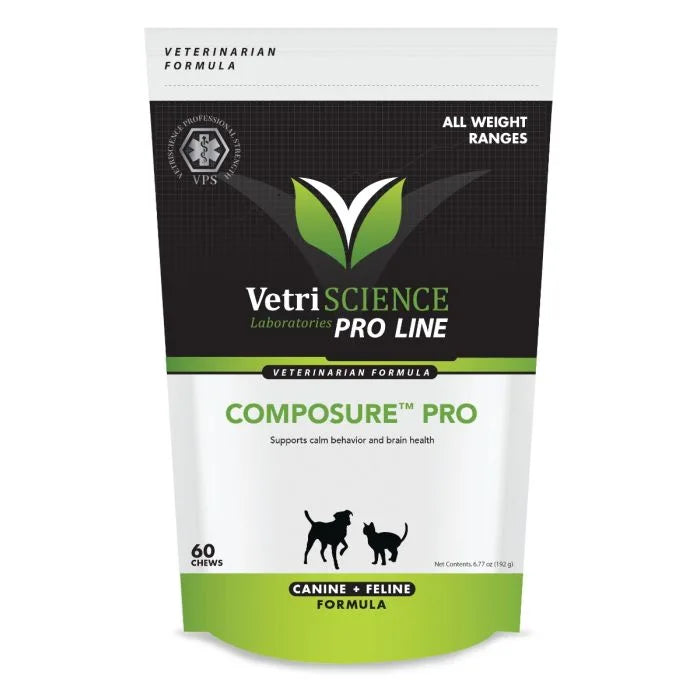 Composure™ Pro Calming Supplement for Dogs & Cats (60 Chews)