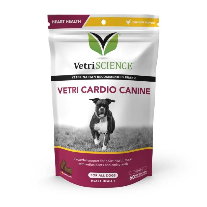 Vetri Cardio Canine Heart Supplement for Dogs (60 Chews)