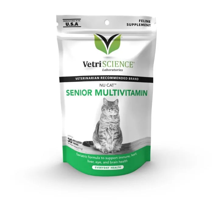 Nu Cat™ Senior Multivitamin for Cats (30 Chews)