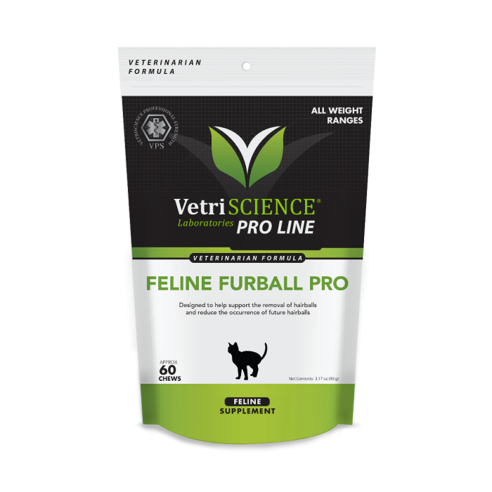 Feline Furball Pro Hairball Supplement for Cats (60 Chewable)
