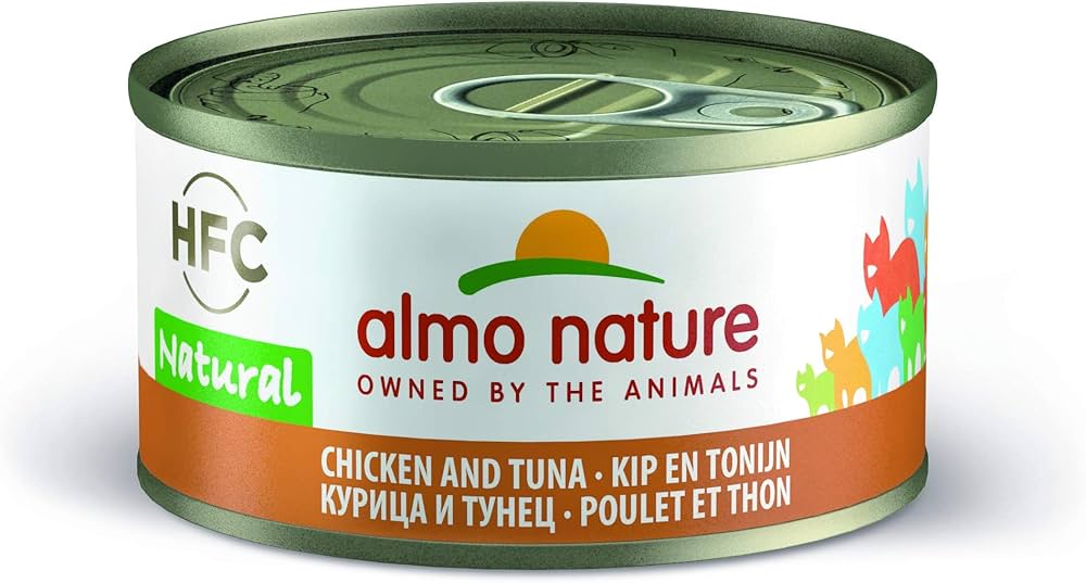 Almo Nature HFC NATURAL Cat Canned Food 70g Tuna & Chicken