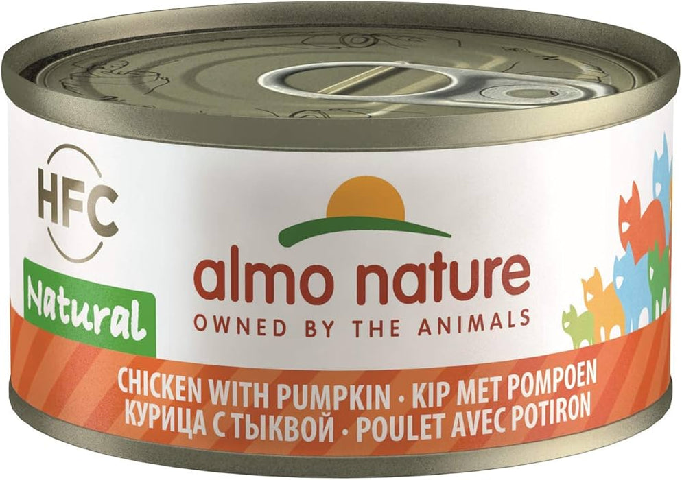 Almo Nature HFC NATURAL Cat Canned Food 70g Chicken with Pumpkin