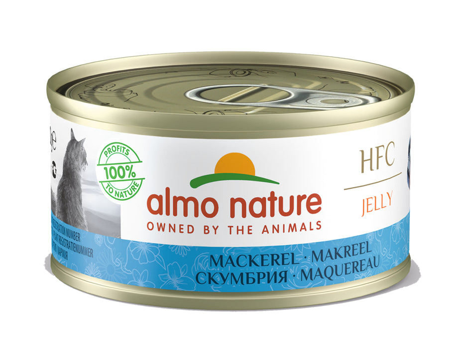 Almo Nature HFC JELLY Cat Canned Food 70g Mackerel