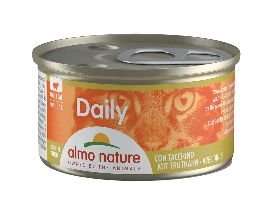 Almo Nature Daily Mousse Cat Canned Food 85g Turkey