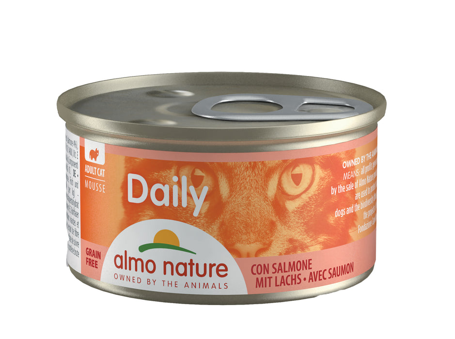 Almo Nature Daily Mousse Cat Canned Food 85g Salmon