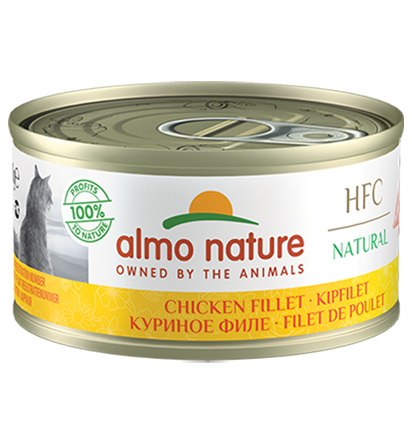 Almo Nature HFC NATURAL Cat Canned Food 70g Chicken Fillet