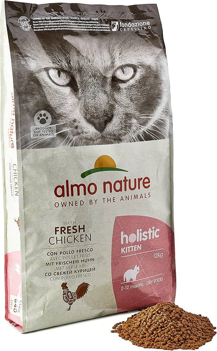 Almo Nature HOLISTIC Cat Maintenance Kitten w/ Fresh Chicken 12kg
