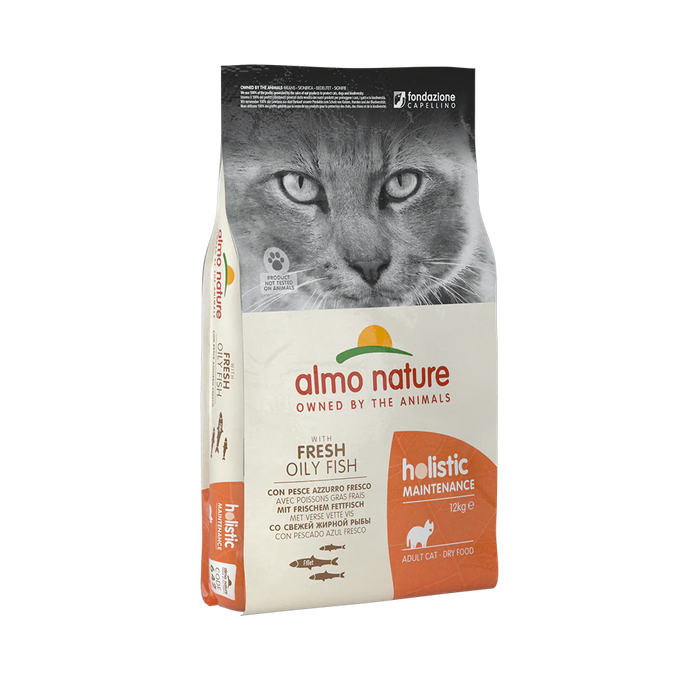 Almo Nature HOLISTIC Cat Maintenance Maintenance w/ Fresh Oily Fish 12kg