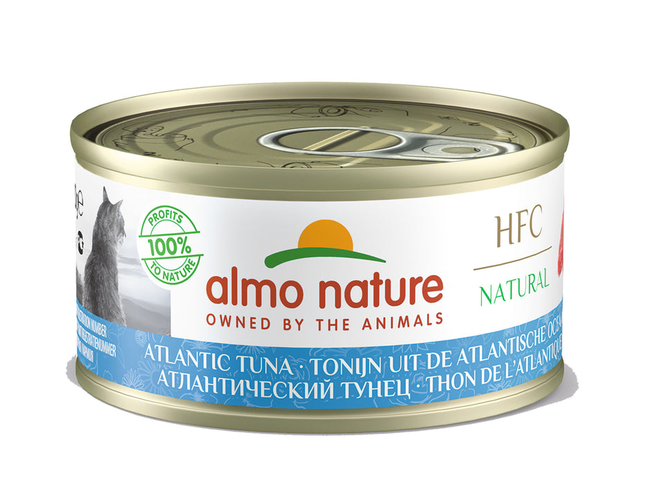 Almo Nature HFC NATURAL Cat Canned Food 70g Atlantic Ocean Tuna