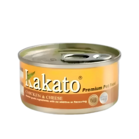 Kakato Chicken & Cheese 170g Grain-Free Canned Cat & Dog Food