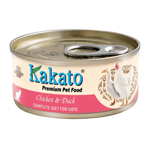 Kakato Chicken & Duck 70g Complete Diet Canned Cat Food