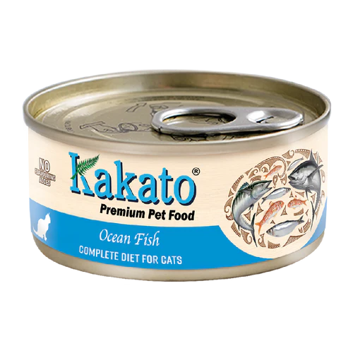 Kakato Ocean Fish 70g Complete Diet Canned Cat Food