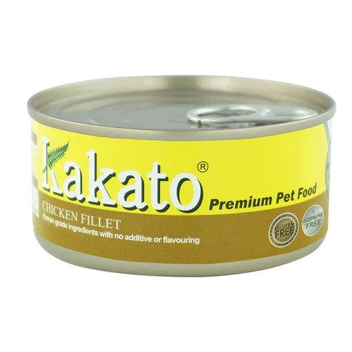 Kakato Chicken Fillet 170g Grain-Free Canned Cat & Dog Food