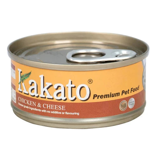 Kakato Chicken & Cheese 70g Grain-Free Canned Cat & Dog Food
