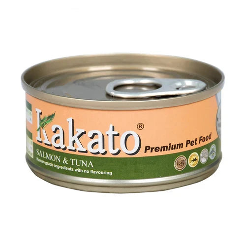 Kakato Salmon & Tuna 70g Grain-Free Canned Cat & Dog Food