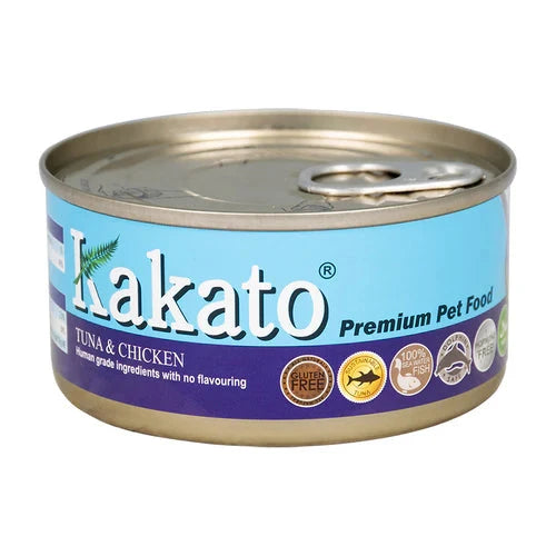 Kakato Tuna & Chicken 170g Grain-Free Canned Cat & Dog Food