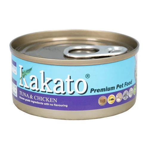 Kakato Tuna & Chicken 70g Grain-Free Canned Cat & Dog Food