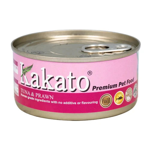Kakato Tuna & Prawn 170g Grain-Free Canned Cat & Dog Food