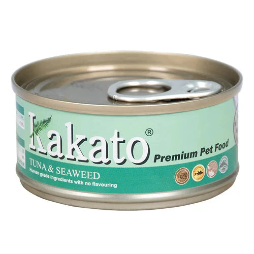 Kakato Tuna & Seaweed 70g Grain-Free Canned Cat & Dog Food