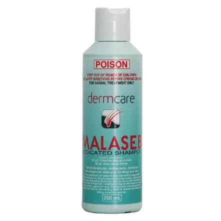 Malaseb Medicated Shampoo for Dogs Cats Pets 250ml