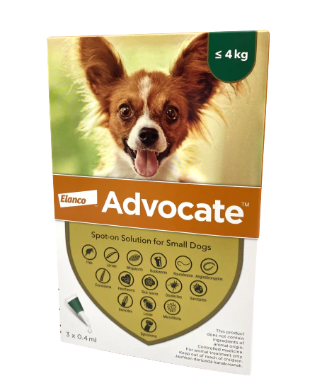 Advocate Fleas & Heartworm Prevention for Dogs