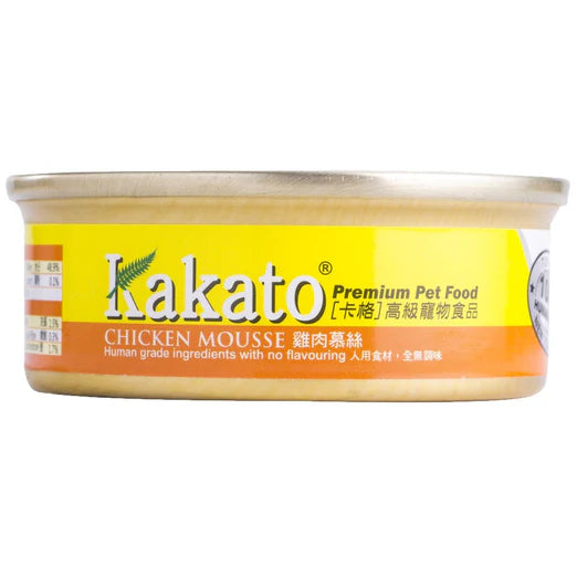 Kakato Chicken Mousse 40g Grain-Free Canned Cat & Dog Food