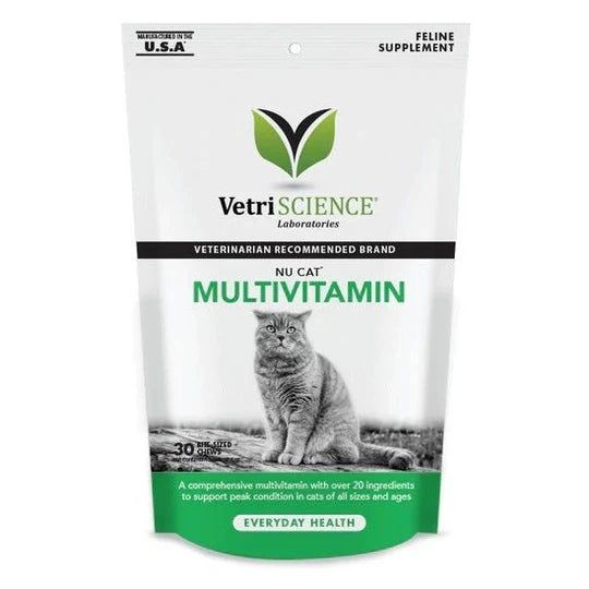 Nu Cat™ Multivitamin for Cats - Chewable (30 Chewable)