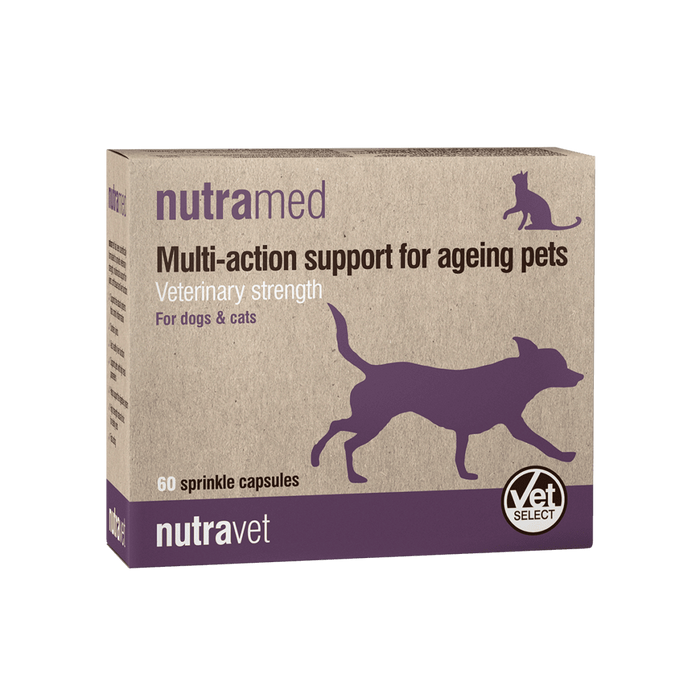 Nutramed – Multi-Action Veterinary Strength Support for Ageing Pets (60 Capsules)