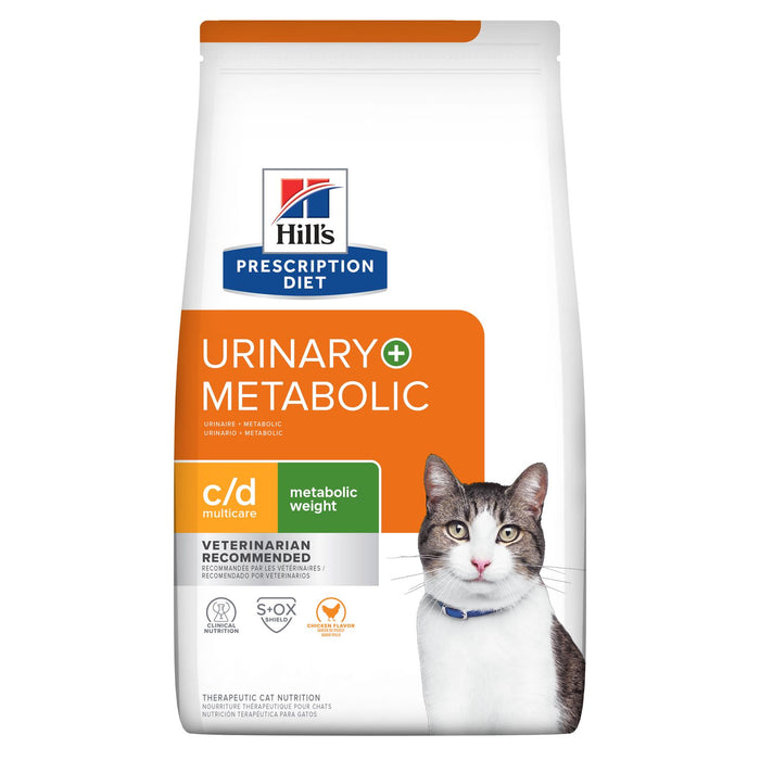 Hill's Prescription Diet - c/d Multicare + Metabolic Weight Chicken Flavor Dry Cat Food