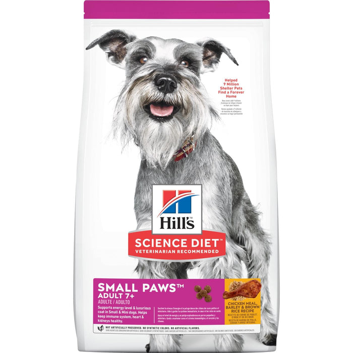 Hill's Science Diet - Adult 7+ Small Paws™ Chicken Meal, Barley & Brown Rice Recipe dog food
