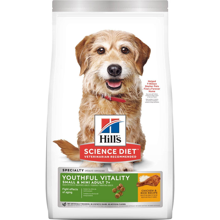 Hill's Science Diet - Adult 7+ Senior Vitality Small & Mini Chicken & Rice Recipe dog food
