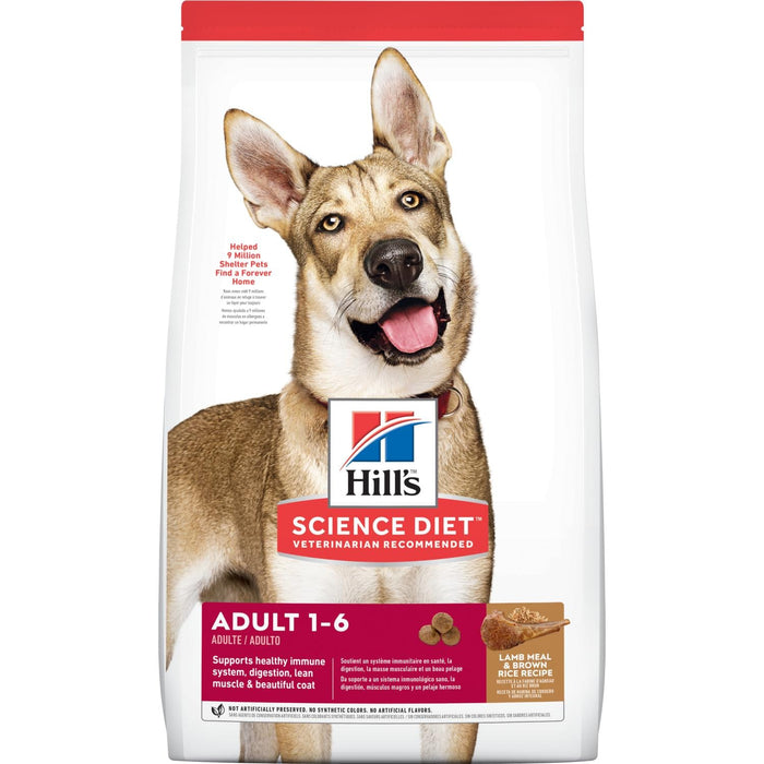 Hill's Science Diet - Adult Lamb Meal & Brown Rice Recipe dog food
