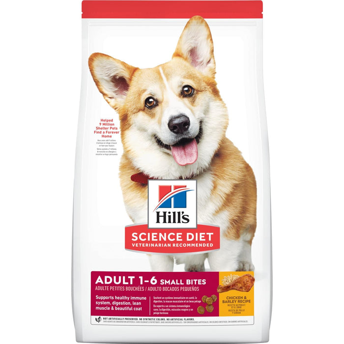 Hill's Science Diet - Adult Small Bites Chicken & Barley Recipe dog food