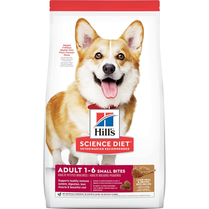 Hill's Science Diet - Adult Small Bites Lamb Meal & Brown Rice Recipe dog food