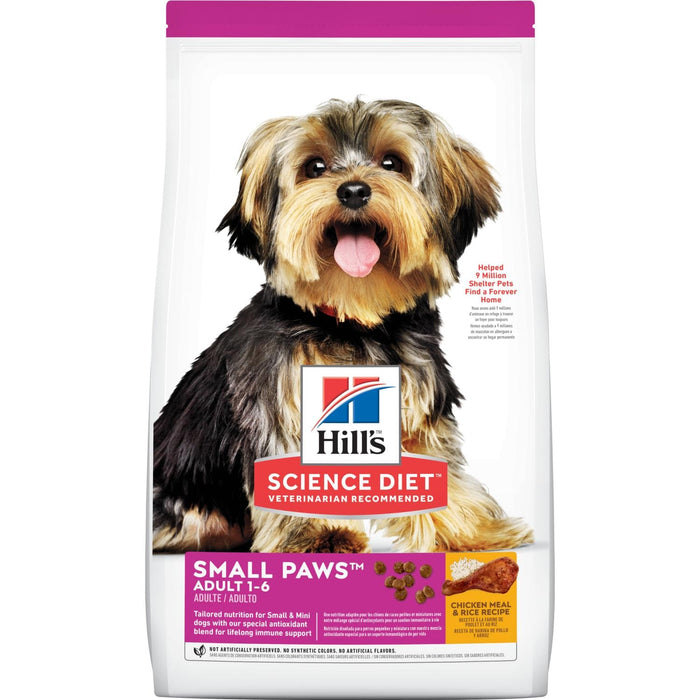 Hill's Science Diet - Adult Small Paws™ Chicken Meal & Rice Recipe dog food