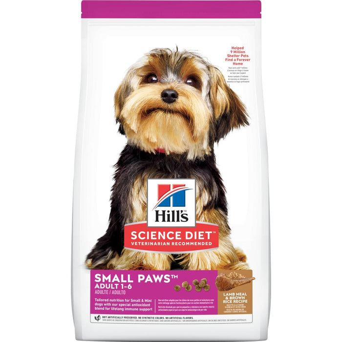 Hill's Science Diet - Adult Small Paws™ Lamb Meal & Brown Rice Recipe dog food