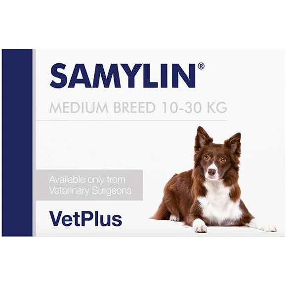 VetPlus SAMYLIN ® Liver Supplement for Medium Breed 10 to 30kg (30 Tablets)