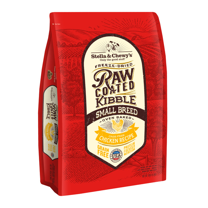 Stella & Chewy's Raw Coated Kibble For Dogs, Small Breed (Chicken) [Weight : 10lb]