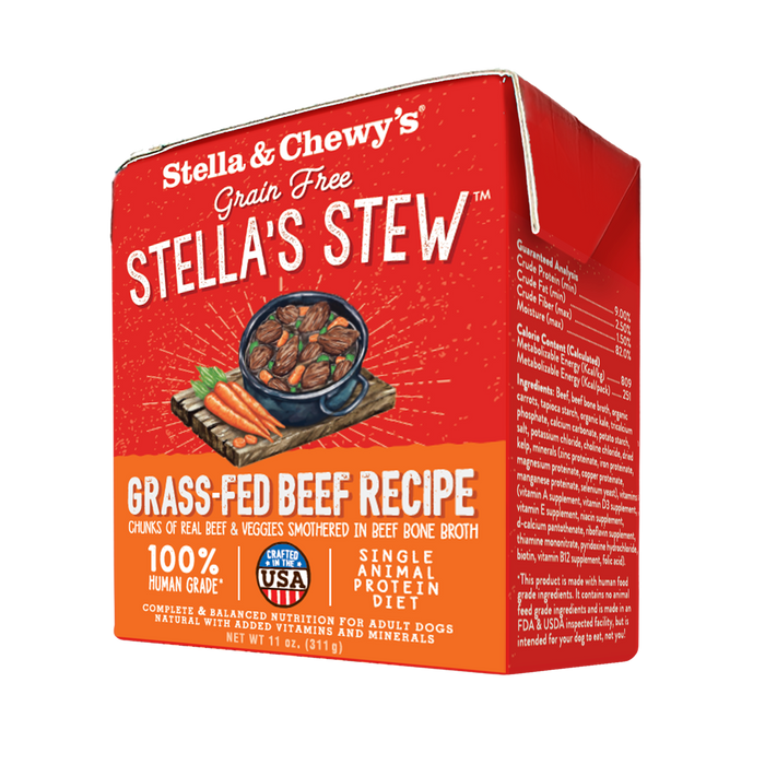 Stella's Stews Grass-Fed Beef Dog Food [Weight : 11oz]