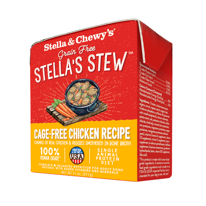 Stella's Stews Cage-Free Chicken Recipe Wet Dog Food [Weight : 11oz]