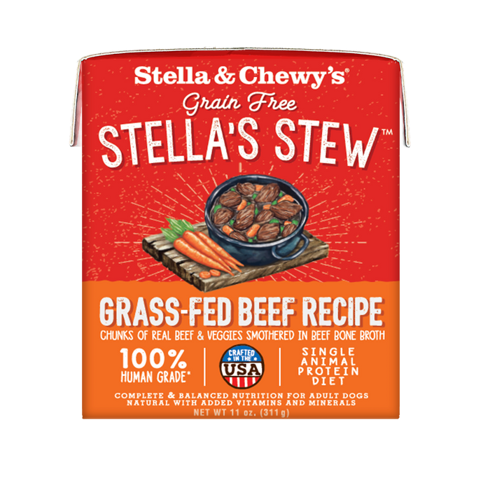Stella's Stews Grass-Fed Beef Dog Food [Weight : 11oz]