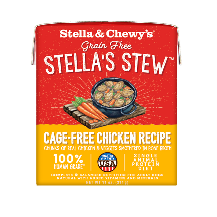 Stella's Stews Cage-Free Chicken Recipe Wet Dog Food [Weight : 11oz]