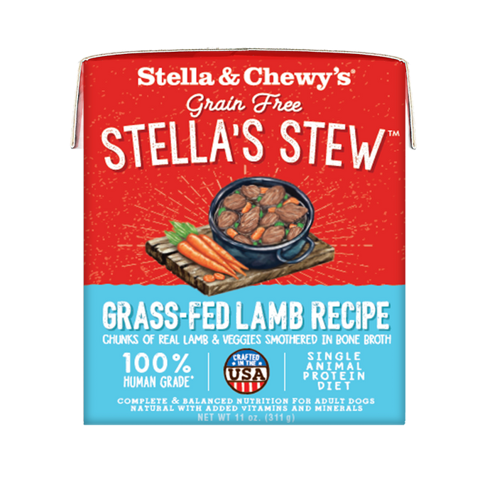 Stella's Stews Grass-Fed Lamb Recipe Wet Dog Food [Weight : 11oz]