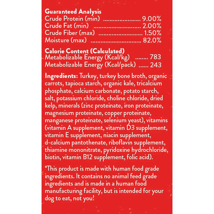 Stella's Stews Cage-Free Turkey Recipe Wet Dog Food [Weight : 11oz]