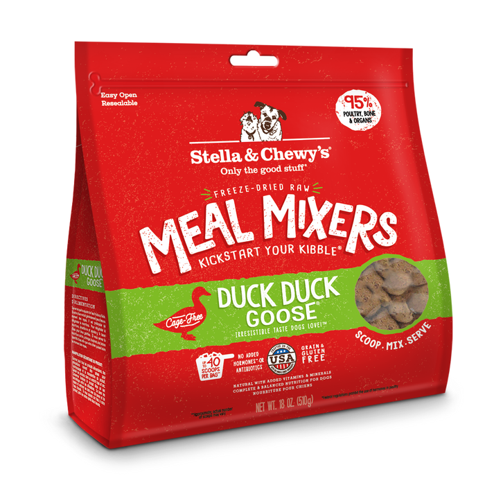 Stella & Chewy's Duck Duck Goose Meal Mixers For Dogs [Weight : 18oz]
