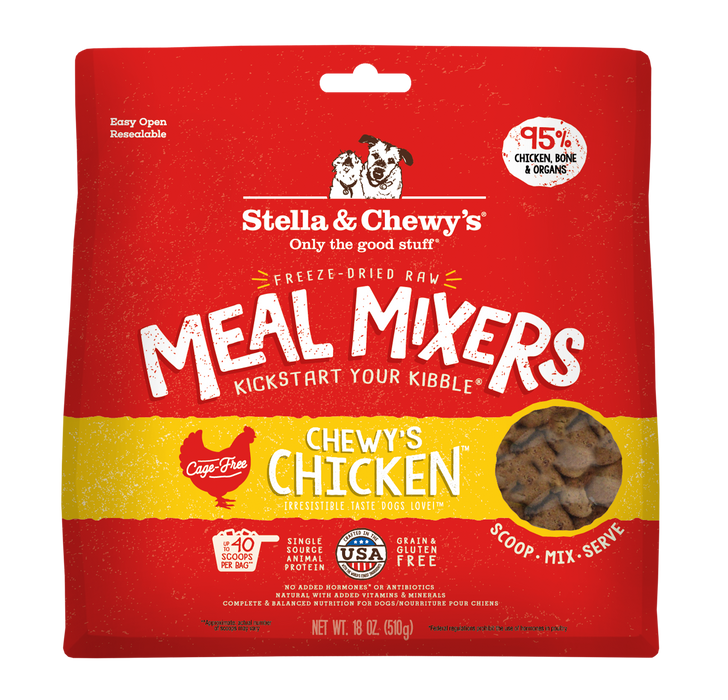 Stella & Chewy's Chicken Meal Mixers for Dogs [Weight : 18oz]