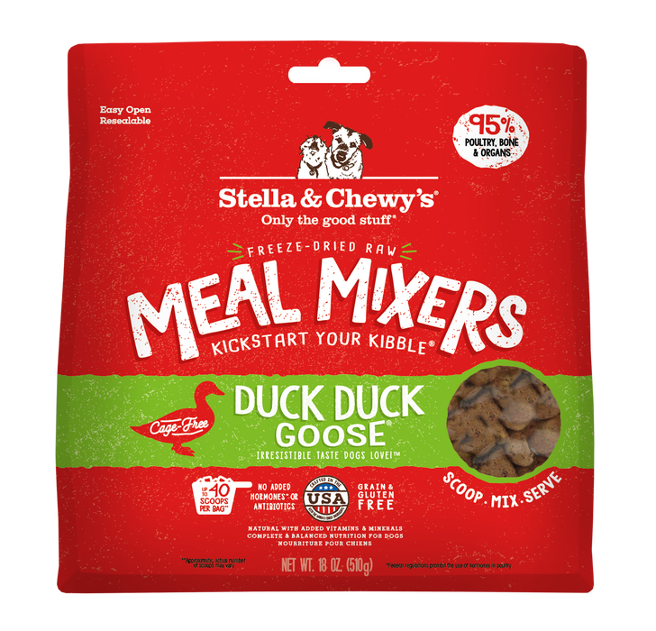Stella & Chewy's Duck Duck Goose Meal Mixers For Dogs [Weight : 18oz]