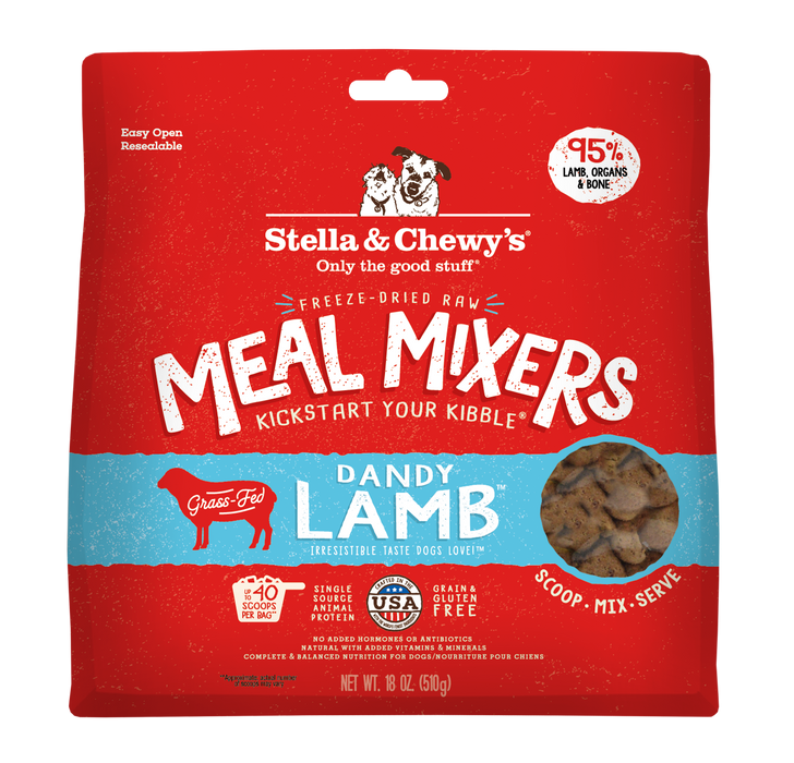 Stella & Chewy's Dandy Lamb Meal Mixers For Dogs [Weight : 18oz]