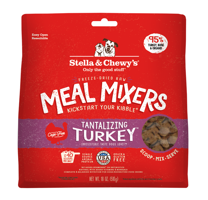 Stella & Chewy's Tantalizing Turkey Meal Mixers for Dogs [Weight : 18oz]