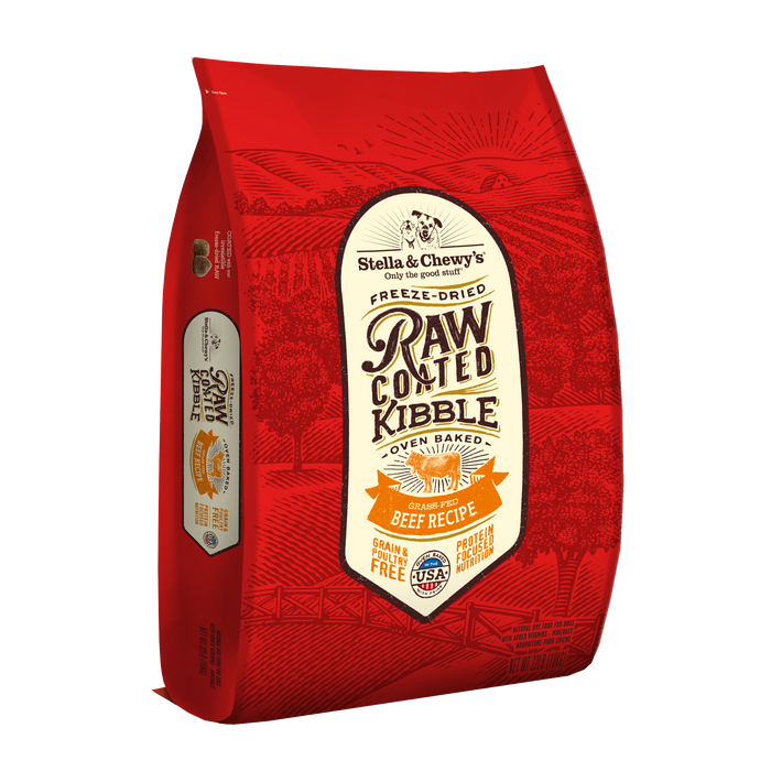 Stella & Chewy's Raw Coated Kibble For Dogs, Beef [Weight : 22lb]